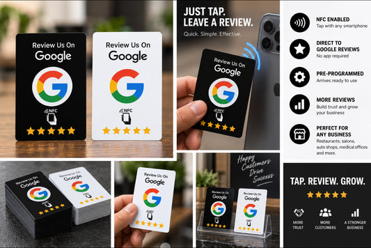 TapRavo NFC Google Review Card